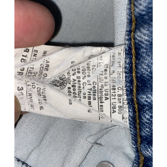 VTG Carhartt Jeans Men Denim 36 X 32 USA Grunge Work - Picture 9 of 11